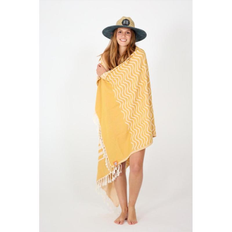 After Essentials Turkish Beach Towel - honey