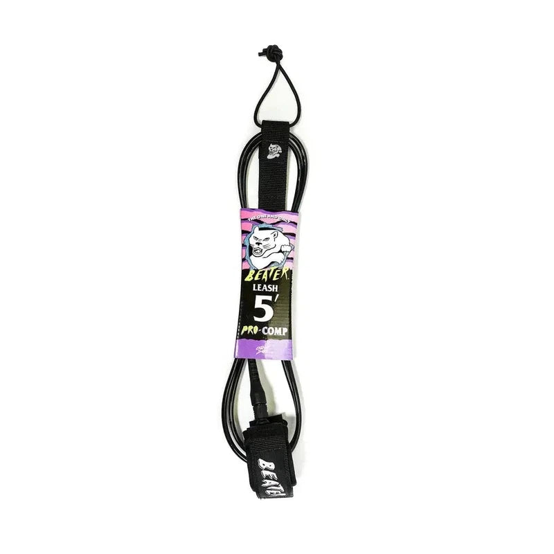 Catch Surf Beater 5'0" Pro Comp Leash - Black