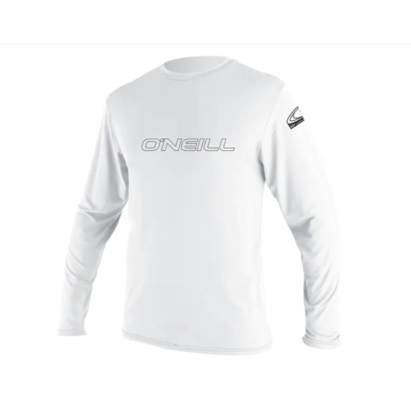 O'Neill Kinder Lycra Basic Skins Langarm - Weiss