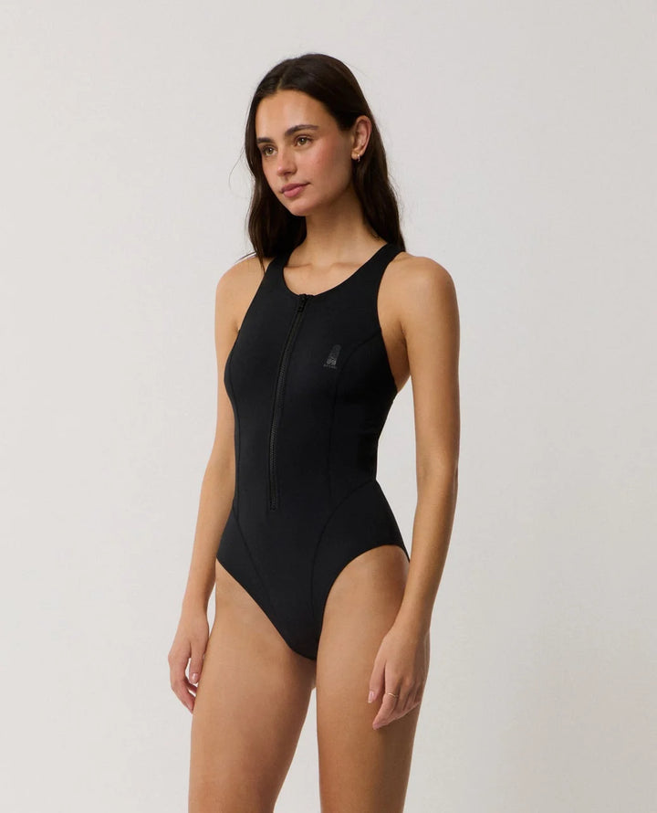 Rip Curl Damen Badeanzug Mirage Carbon Emission - black