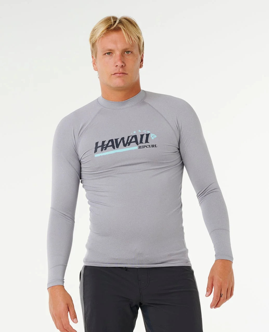 Rip Curl Hawaii Gritty UFP 50 Perf Langarm - grey marle