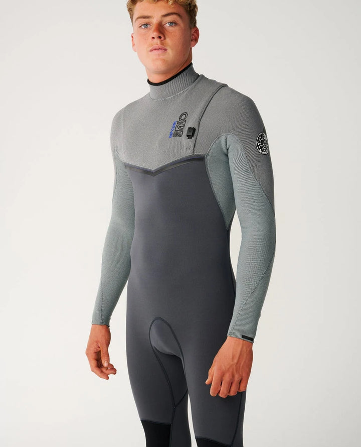 Rip Curl Herren Neoprenanzug  3/2 E-Bomb Zipfree - Charcoal Grey