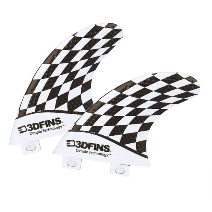 3DFins FCS I All Rounder Twin - B&W Flag