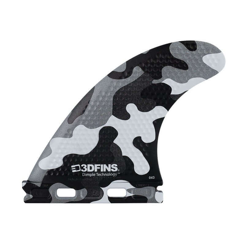 3DFins Futures All Rounder Twin - B&W Camo