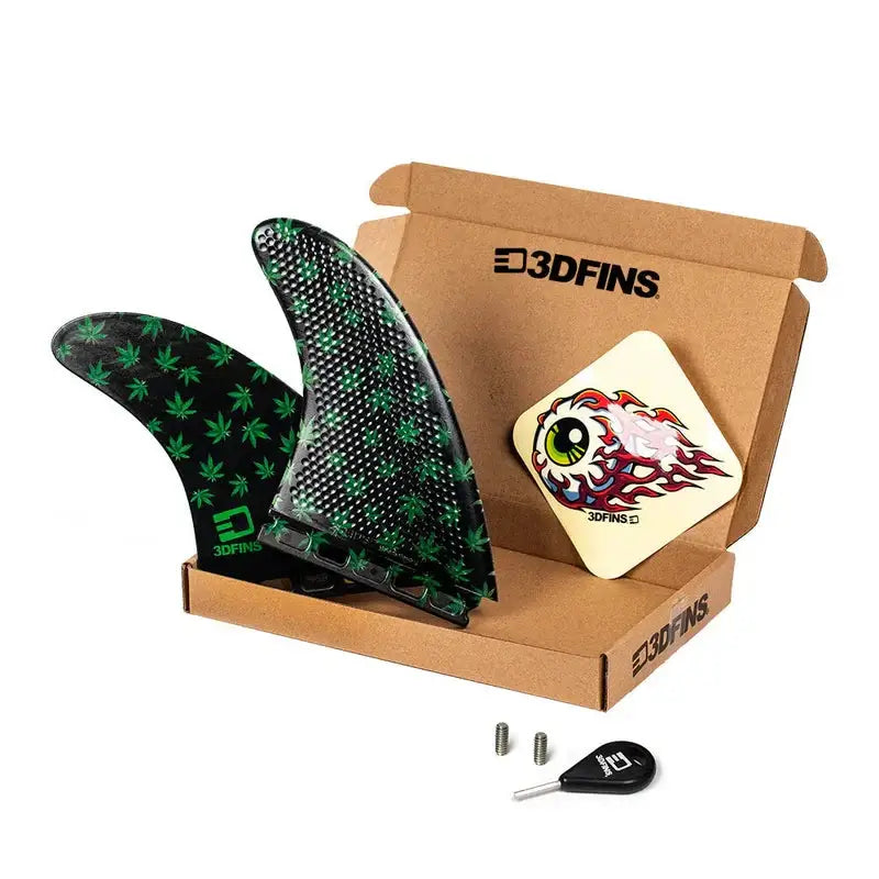 3DFins Futures All Rounder Twin - Leaves