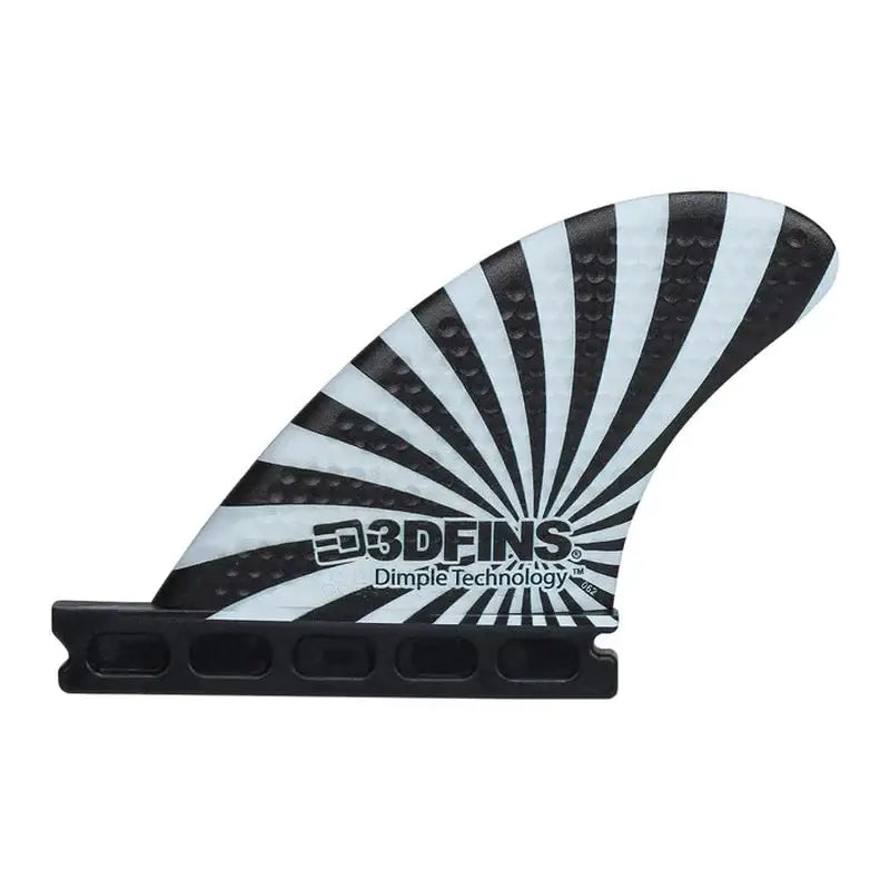 3DFins Futures Wedge 3.8" Twin - B&W Starburst