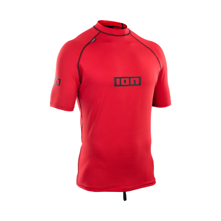 ION Herren Lycra Promo Rashguard Kurzarm - Rot