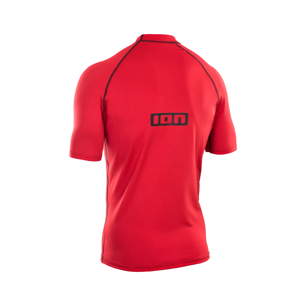 ION Herren Lycra Promo Rashguard Kurzarm - Rot