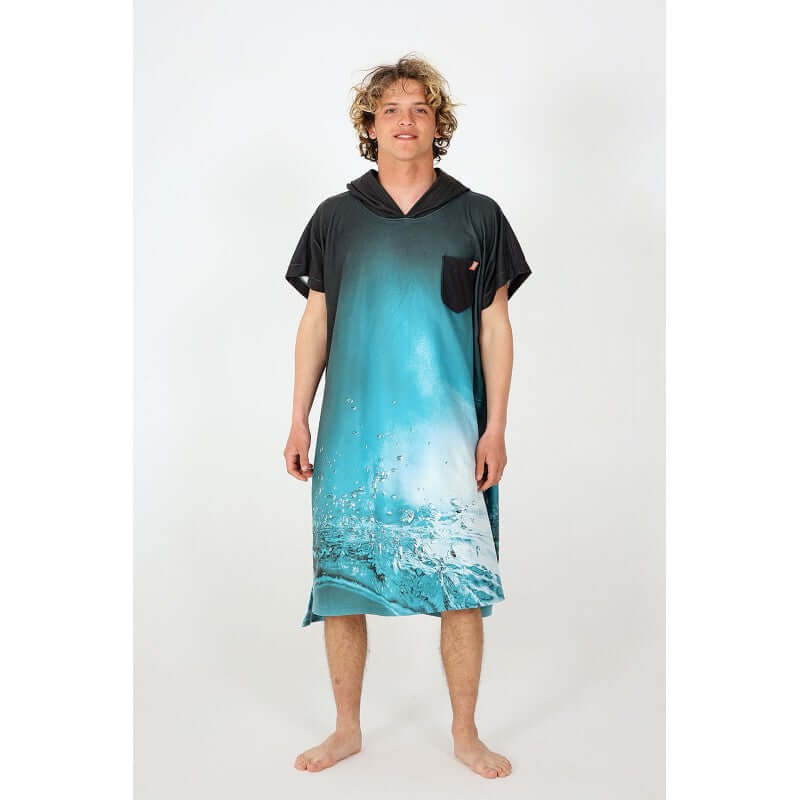 After Essential Surf MICRO FLEECE Poncho - underwater