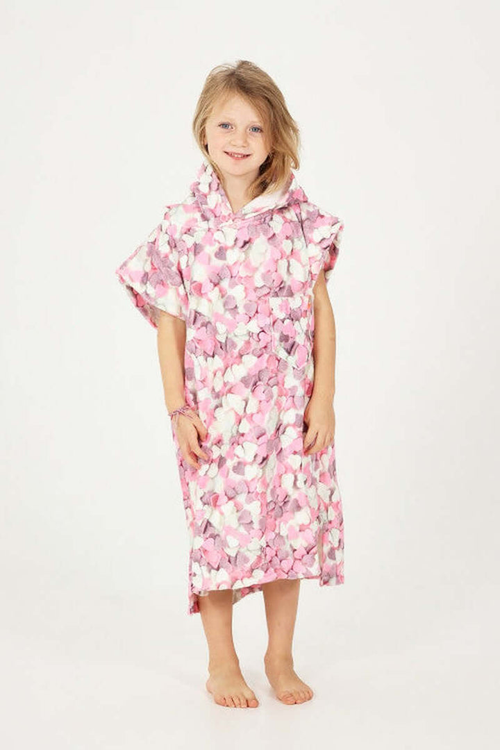 After Essential Surf Toddler Poncho - Pink Candies