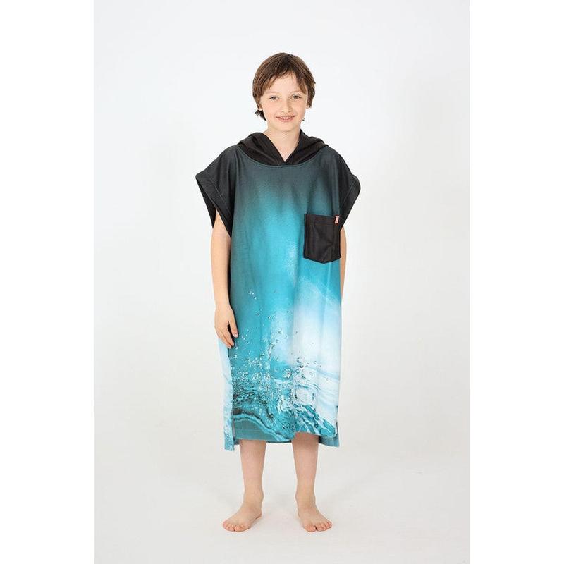 After Essentials Kids Poncho - underwater