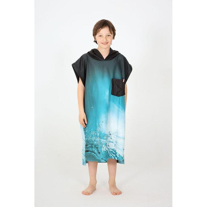 After Essentials Kids Poncho - underwater