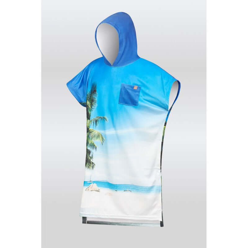 After Essentials Kinder Poncho Surf Mikrofaser - tahiti