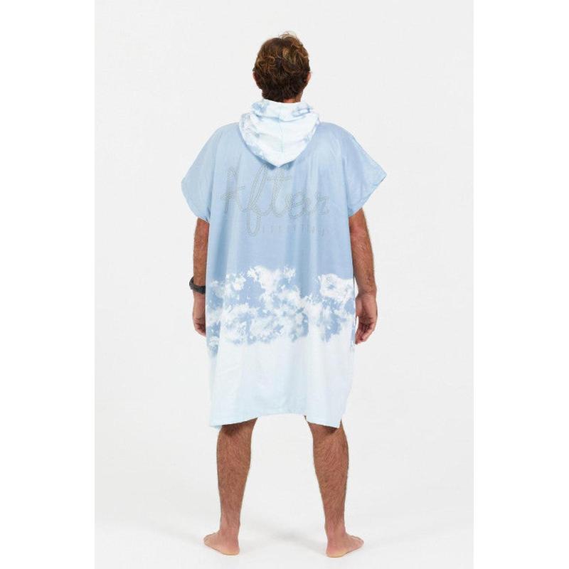 After Essentials Poncho Gradient - bleached blue