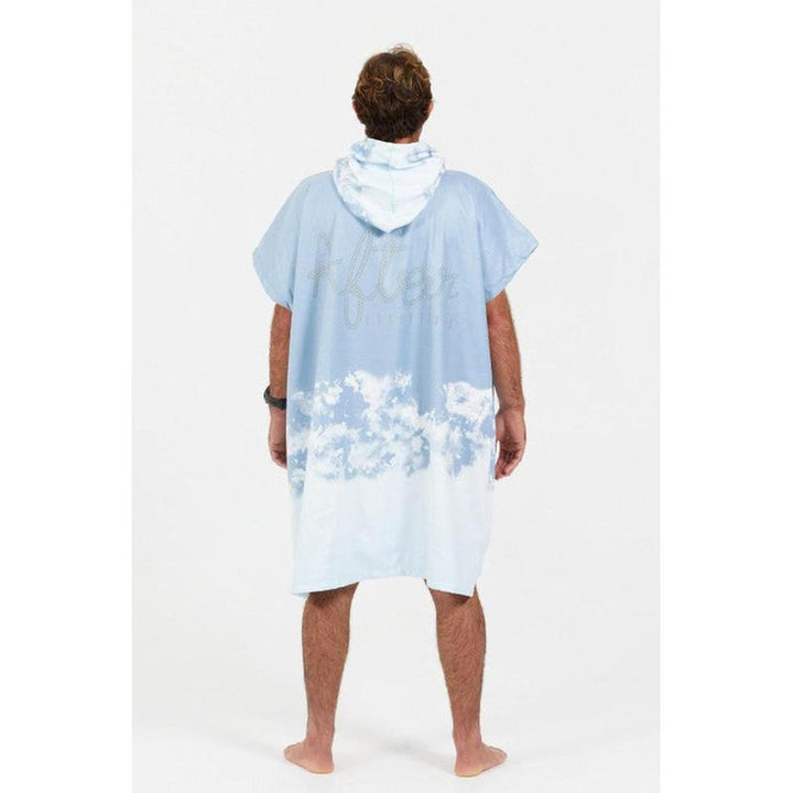 After Essentials Poncho Gradient - bleached blue