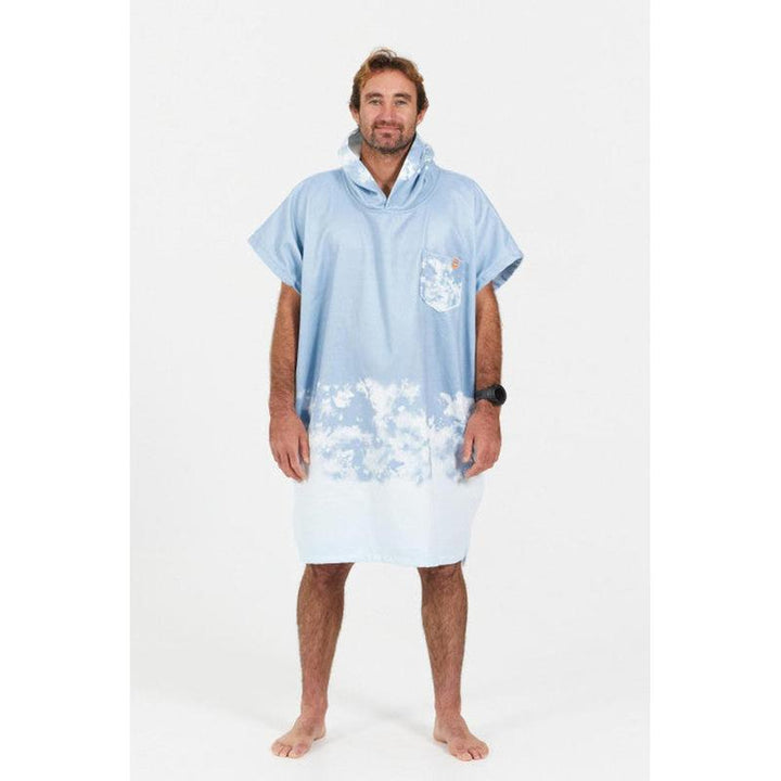 After Essentials Poncho Gradient - bleached blue