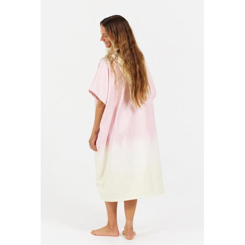 After Essentials Poncho Gradient - dusty rose