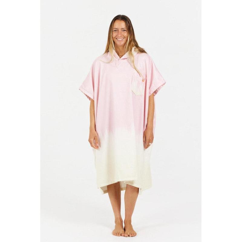 After Essentials Poncho Gradient - dusty rose