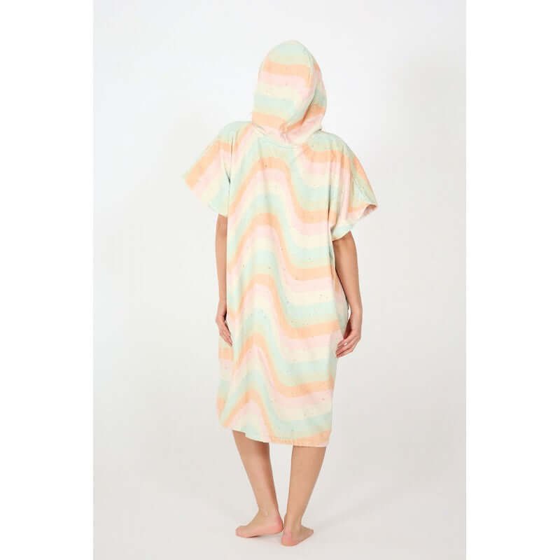 After Essentials Poncho Ripple - almond