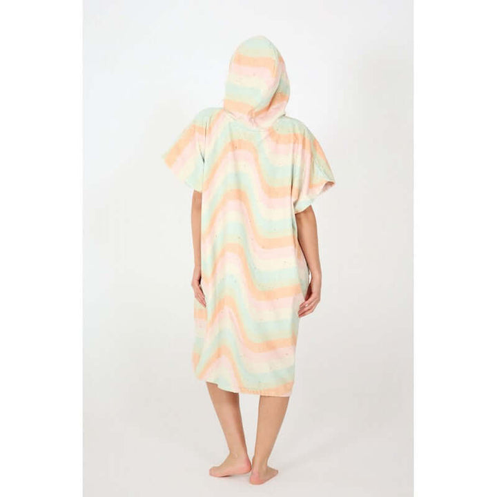 After Essentials Poncho Ripple - almond