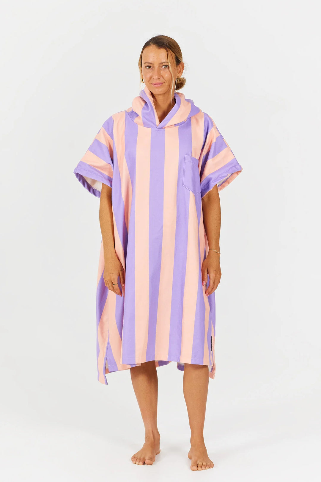 After Essentials Poncho Swim Club - Stripes