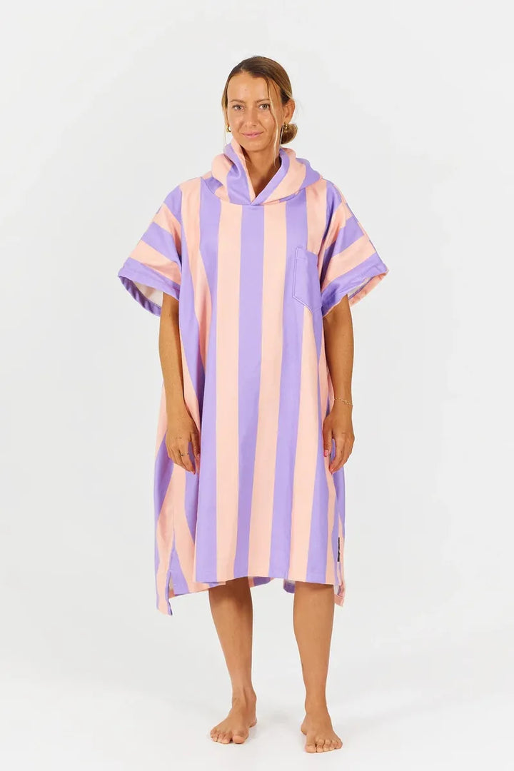 After Essentials Poncho Swim Club - Stripes
