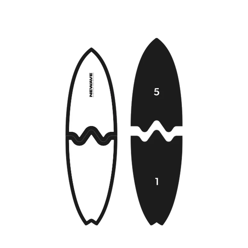 Newave Surfboards All Round Fish 6'6" 42L