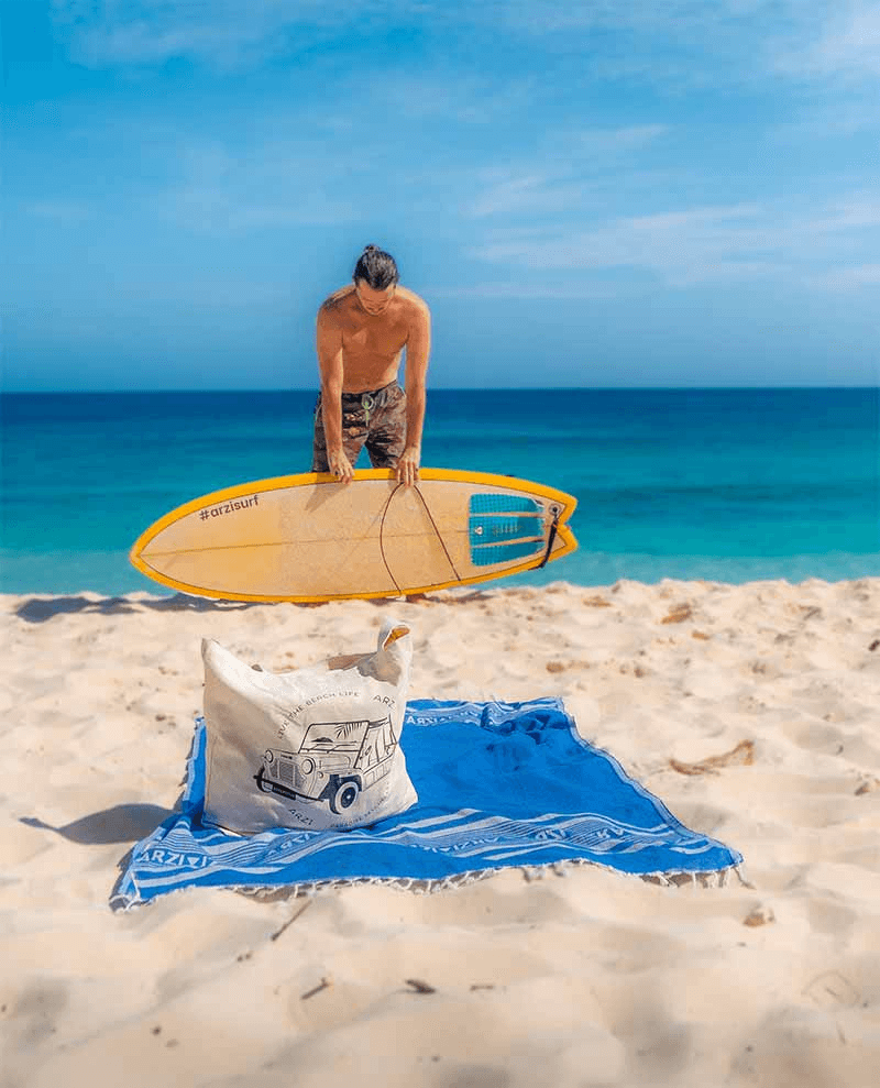 Arzi Beach Towel - summersky blue