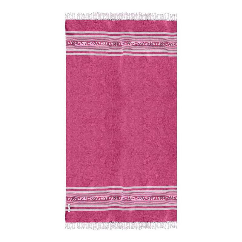 Arzi Beach Towel - sunrise pink