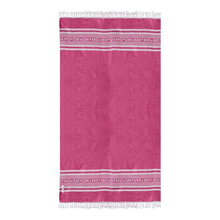 Arzi Beach Towel - sunrise pink