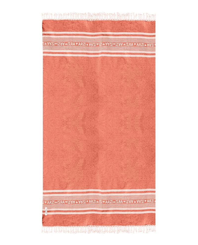 Arzi Beach Towel - tropical coral