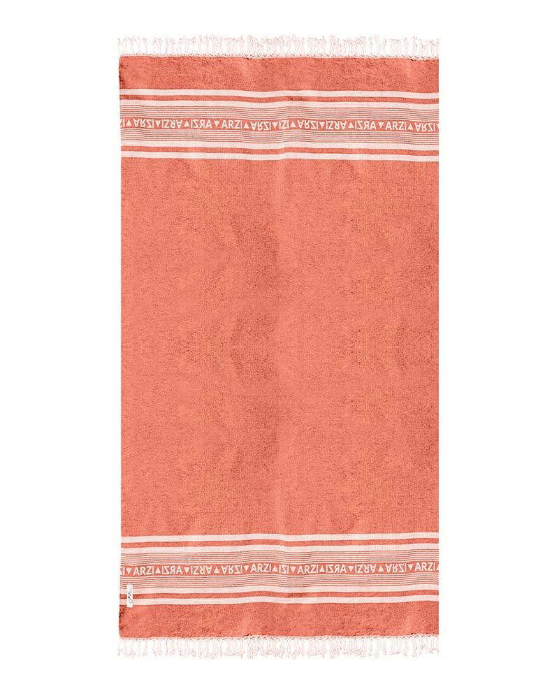 Arzi Beach Towel - tropical coral