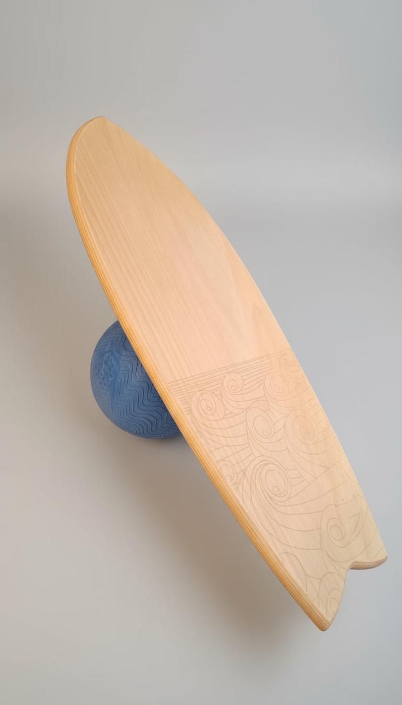 BalancePro Balanceboard - Fish, Wave Edition (Set mit Ball)
