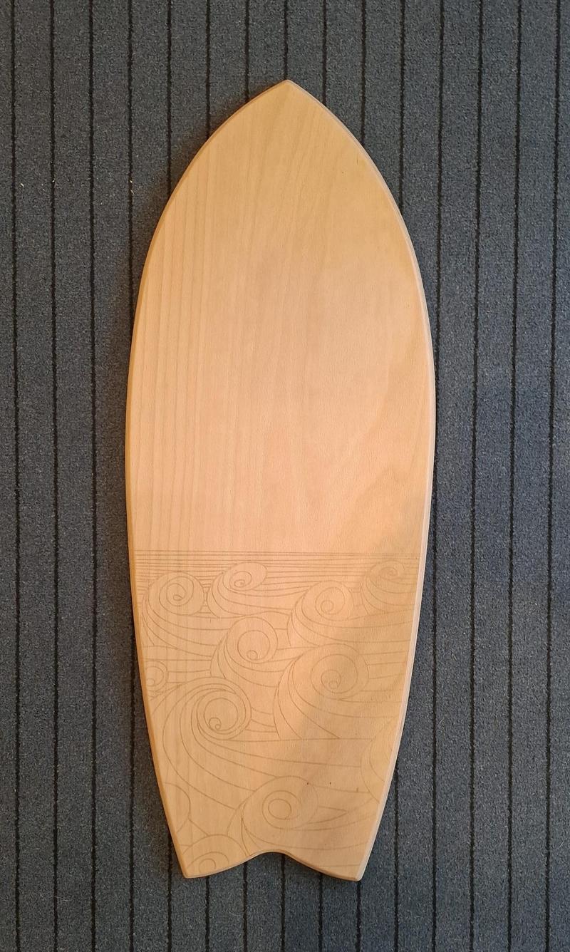 BalancePro Balanceboard - Fish, Wave Edition (Set mit Rolle)