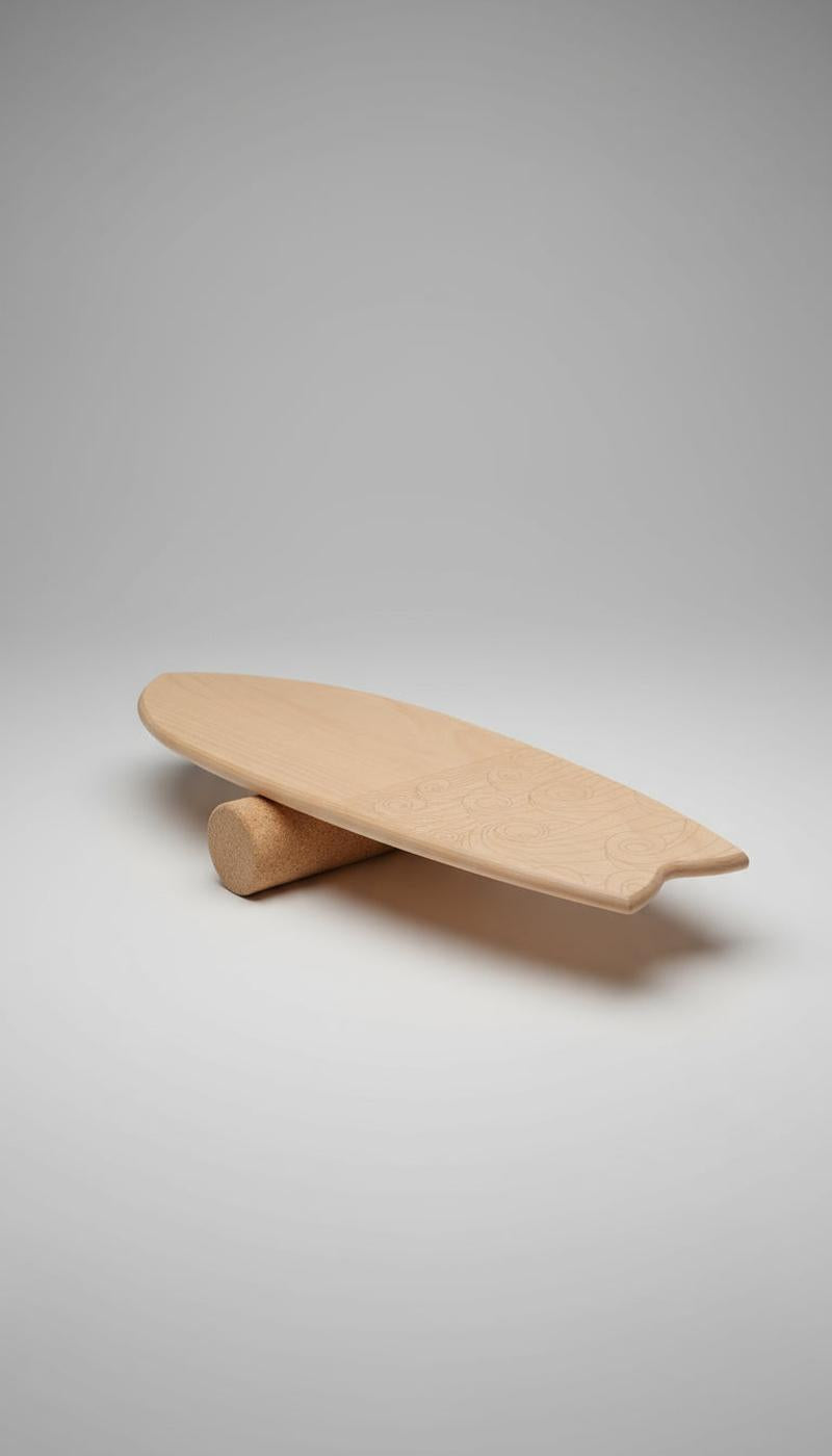 BalancePro Balanceboard - Fish, Wave Edition (Set mit Rolle)