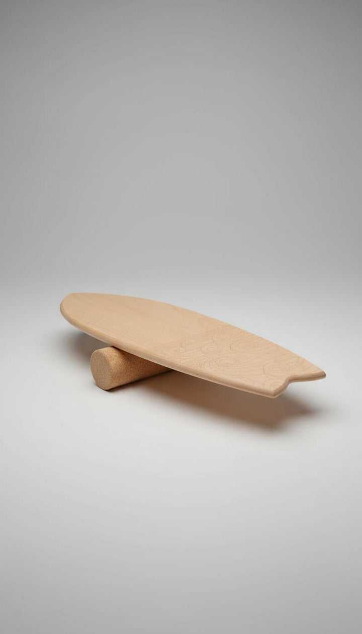 BalancePro Balanceboard - Fish, Wave Edition (Set mit Rolle)
