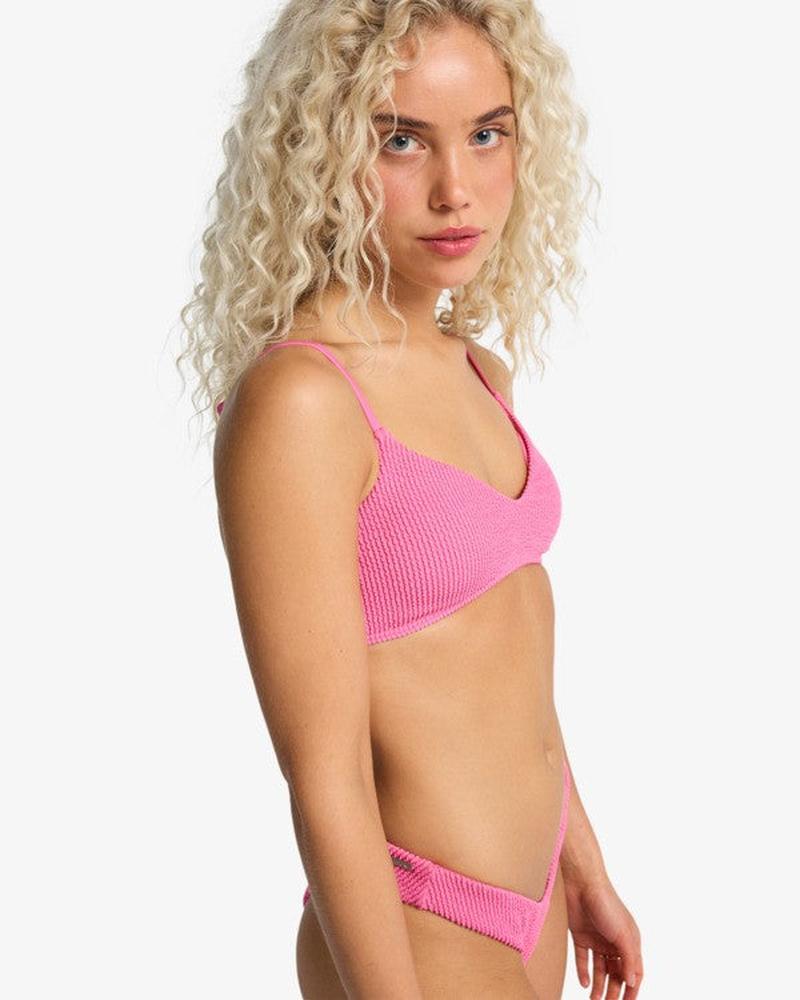 Billabong Bikini Top Summer High V Bralette - Guava