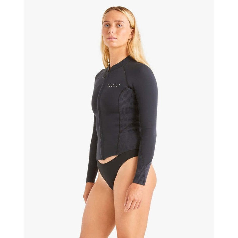 Billabong Damen 1mm Neo Jacket Peeky - Black