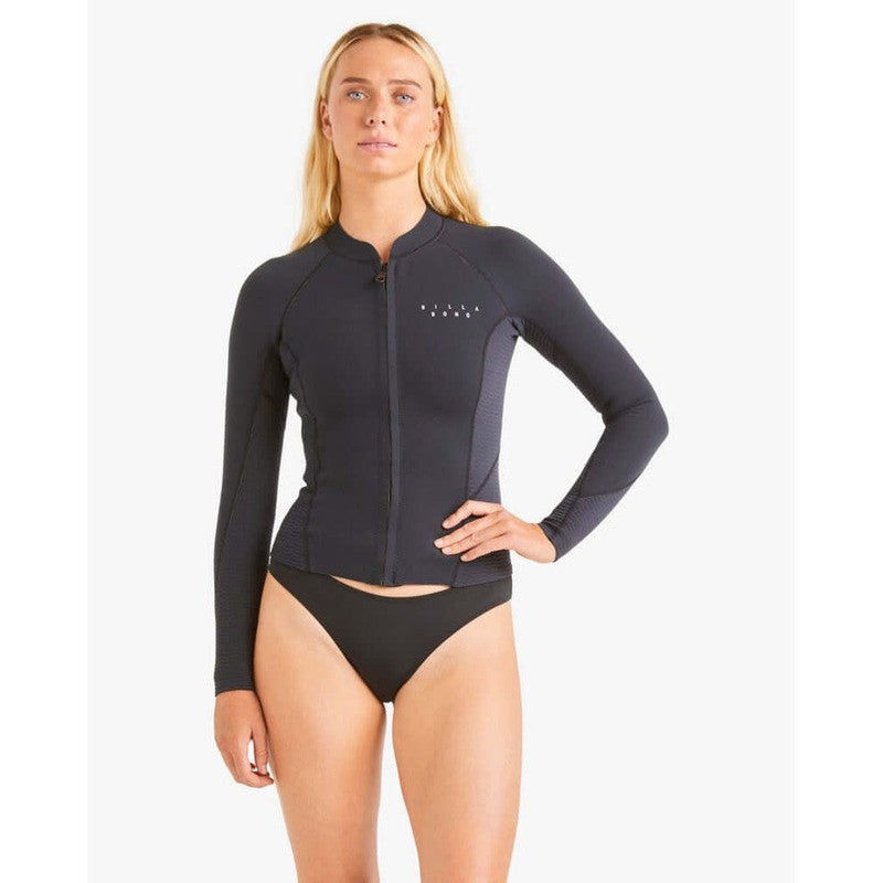 Billabong Damen 1mm Neo Jacket Peeky - Black