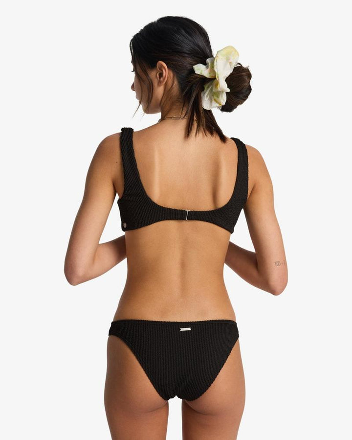 Billabong Damen Bikini Bottom Summer High Hike - Black Pebble