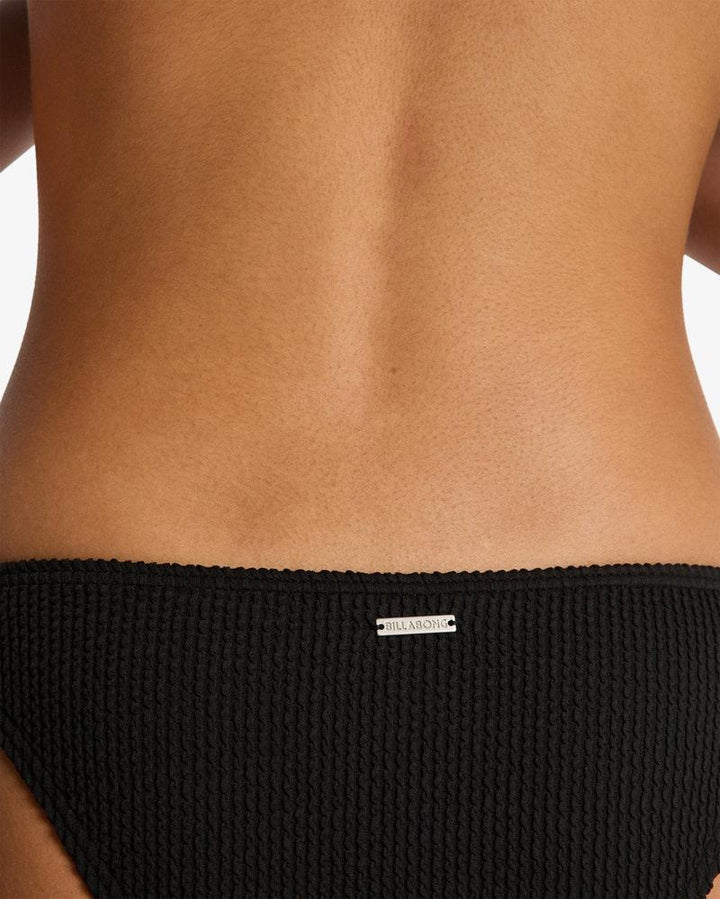 Billabong Damen Bikini Bottom Summer High Hike - Black Pebble