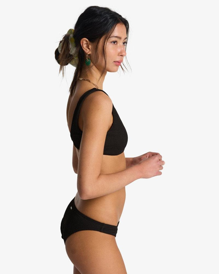 Billabong Damen Bikini Top Summer High Twist - Black Pebble