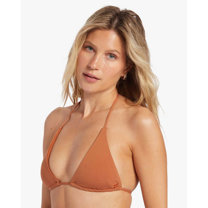 Billabong Damen Bikini Top Triangle - Golden Brown