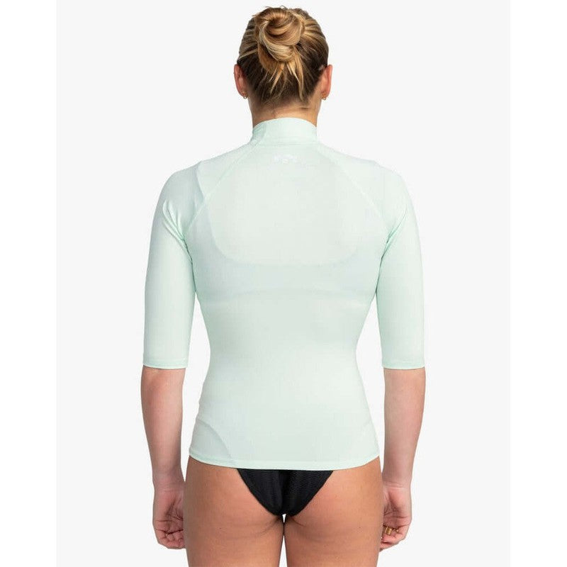 Billabong Damen Lycra Tropic Surf kurzarm - Sweet Mint