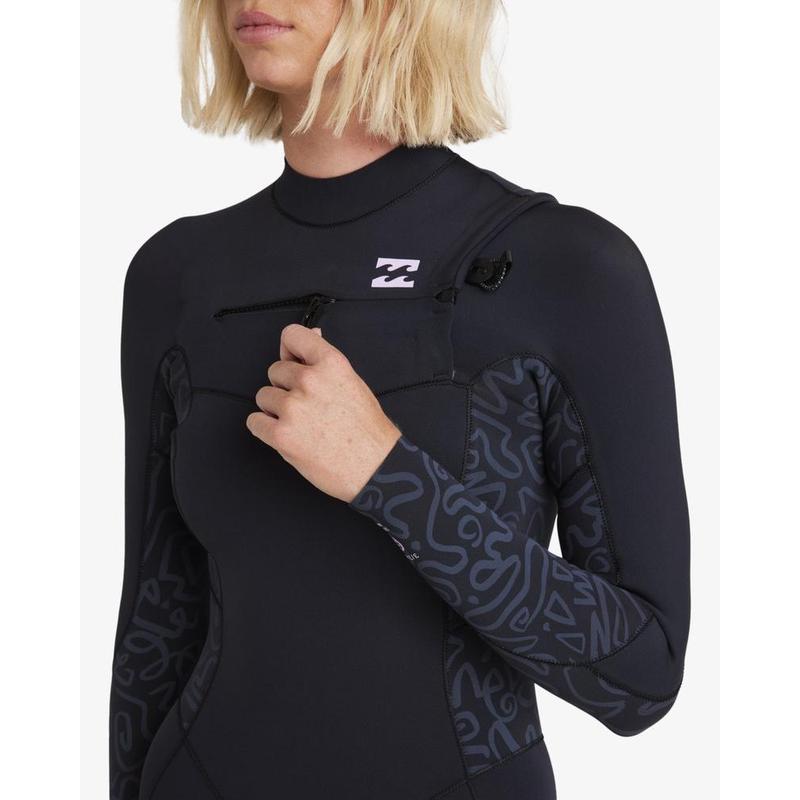 Billabong Damen Neoprenanzug 3/2 CZ Synergy Natural - black fade