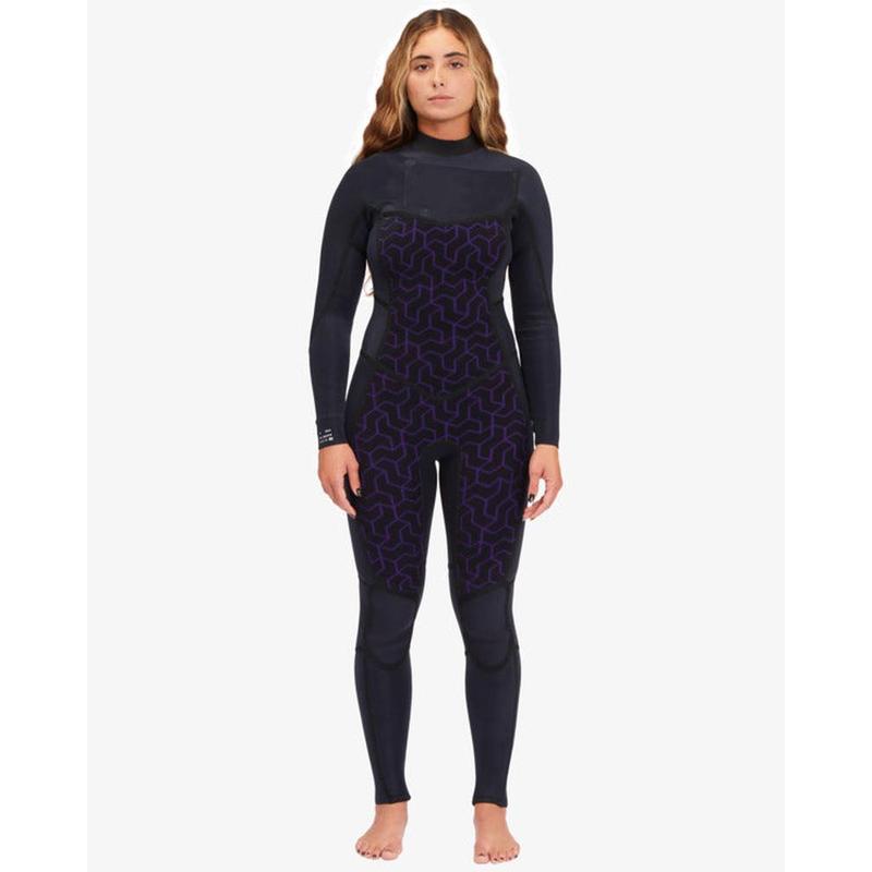 Billabong Damen Neoprenanzug 3/2 CZ Synergy Natural - black fade