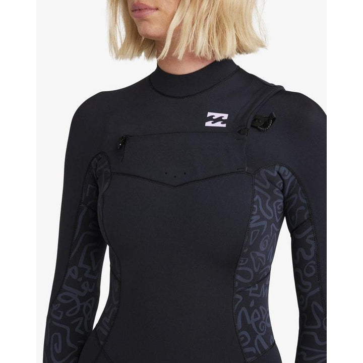 Billabong Damen Neoprenanzug 3/2 Synergy Natural - black fade