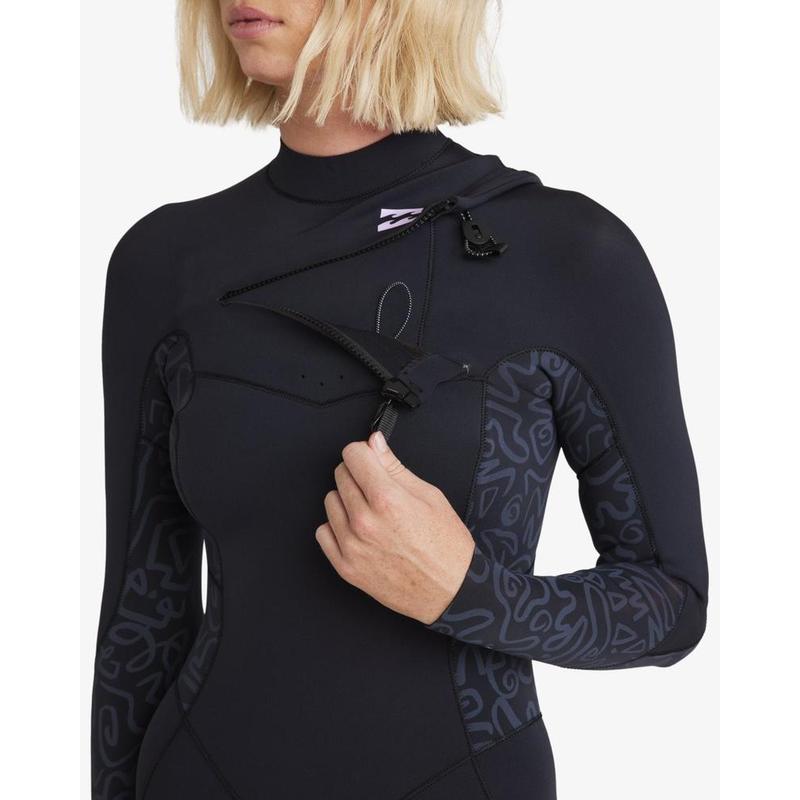 Billabong Damen Neoprenanzug 3/2 Synergy Natural - black fade