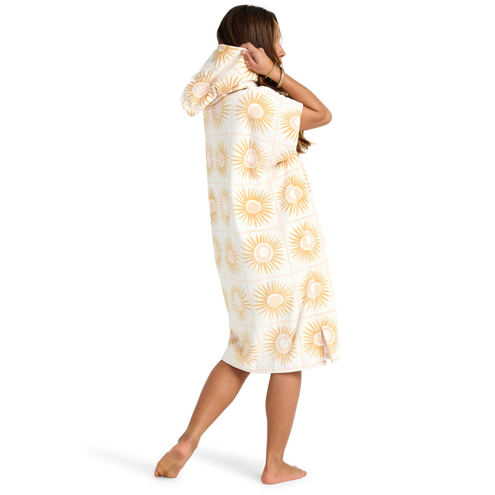 Billabong Damen Poncho Hooded Towel - Sunkissed Yellow