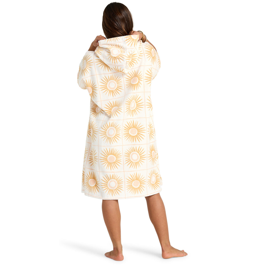 Billabong Damen Poncho Hooded Towel - Sunkissed Yellow